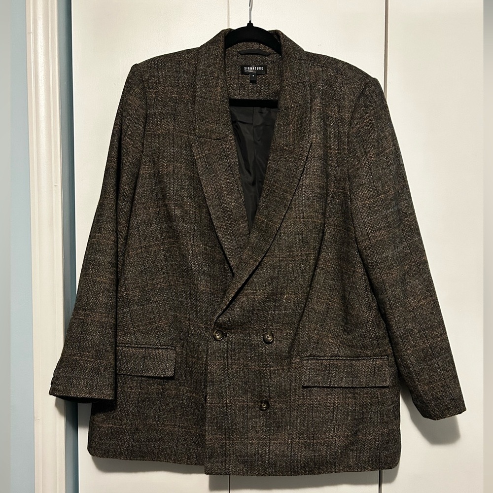 Reitmans Signature Loose Double Breasted Blazer Size 18
